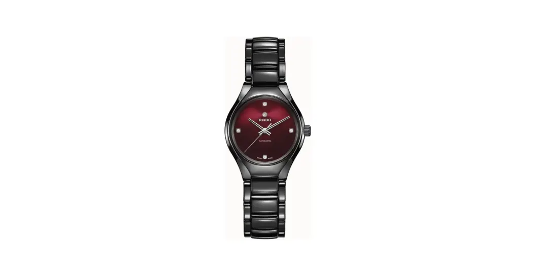 Rado True Round Automatic Diamonds, High-Tech Ceramic, Titanium / PVD