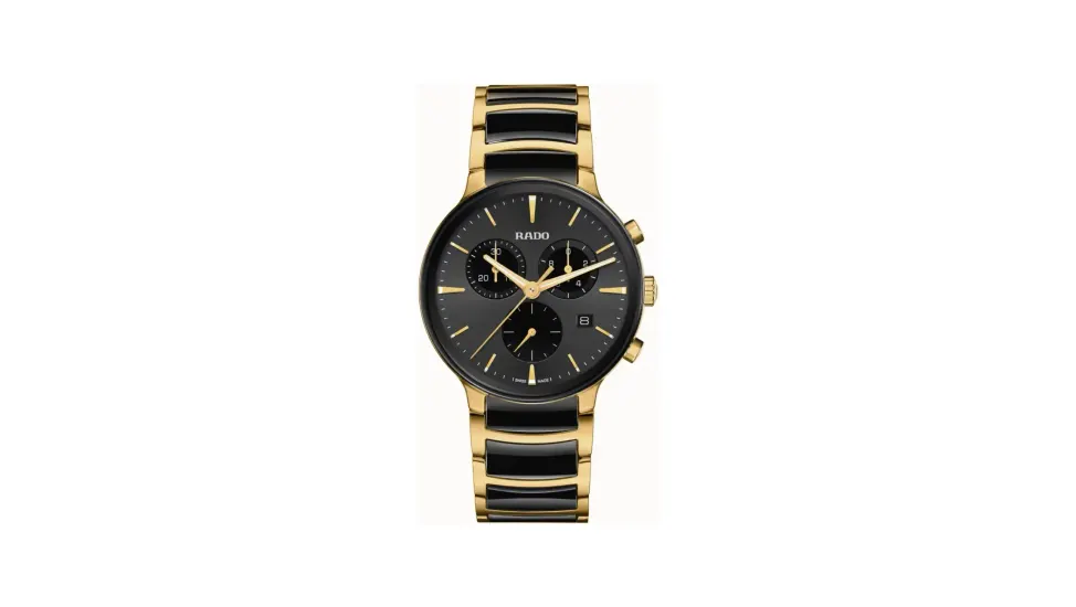 Rado Centrix Chronograph, Stainless steel / PVD