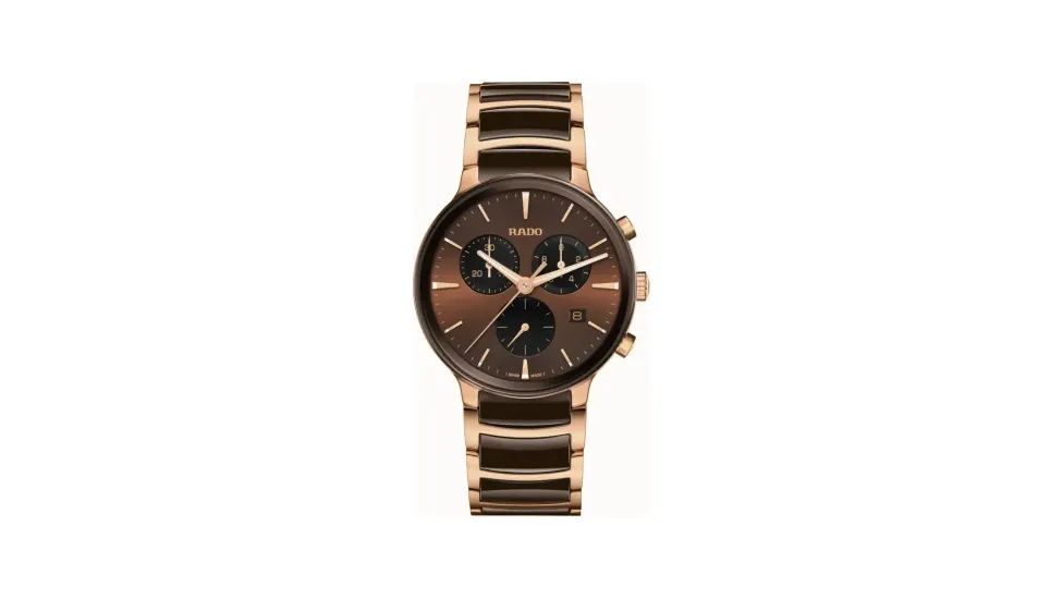 Rado Centrix Chronograph, Stainless steel / PVD