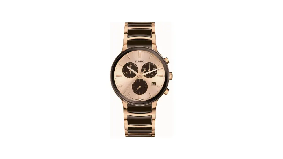 Rado Centrix Chronograph, Stainless steel / PVD