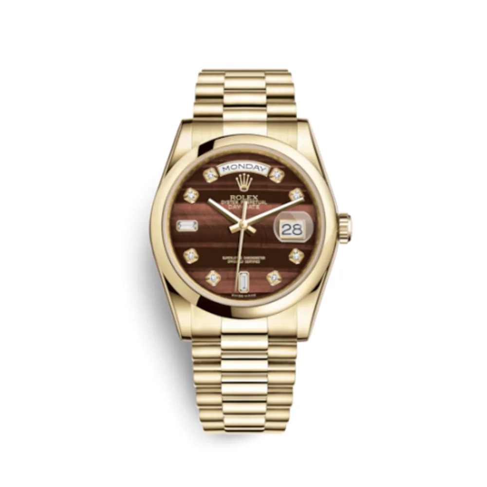 Rolex Day-Date 36 Yellow Gold Domed / President / Bull's Eye