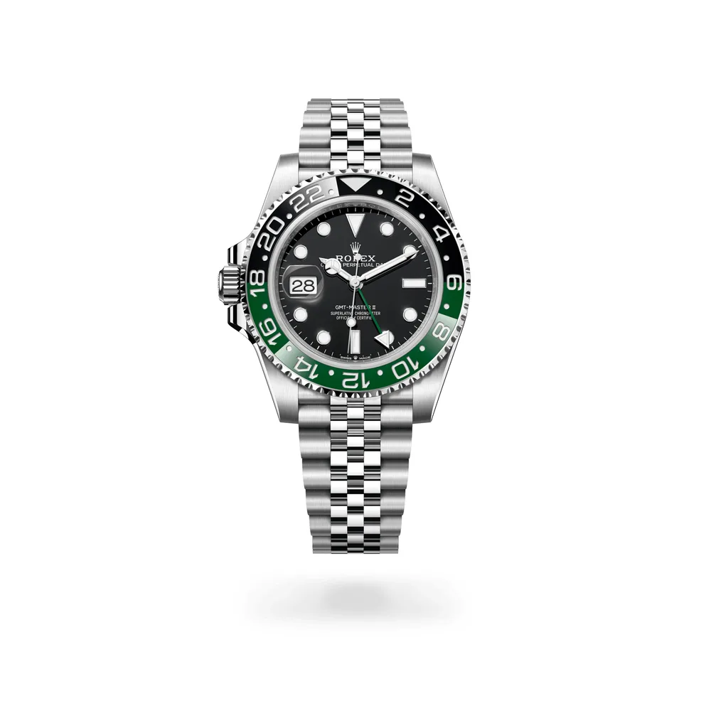 Rolex Oyster Perpetual GMT-Master II, 40 mm, Oystersteel, Oystersteel, Black dial