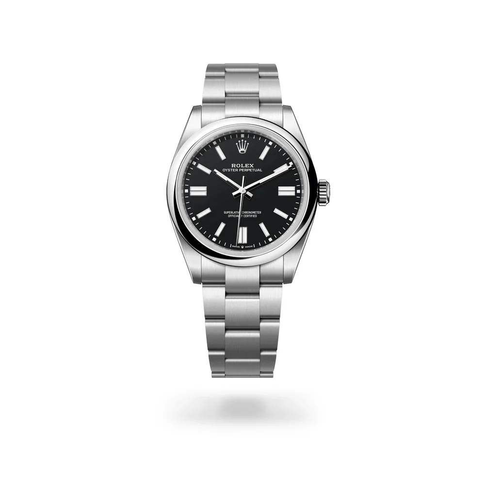 Rolex Oyster Perpetual 41, Oystersteel, Black dial