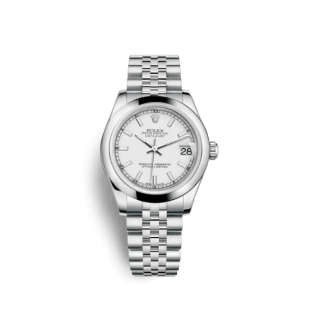 Rolex Datejust 31 Stainless Steel Domed / Jubilee / White