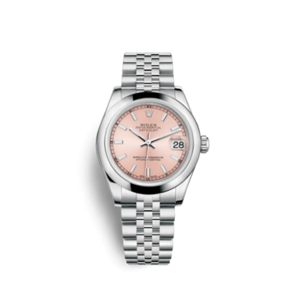 Rolex Datejust 31 Stainless Steel Domed / Jubilee / Pink