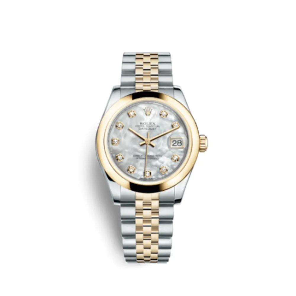 Rolex Datejust 31 Rolesor Yellow Domed / Jubilee / MOP