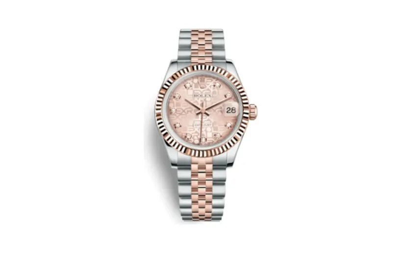 Rolex Datejust 31 Rolesor Everose Fluted / Jubilee / Pink Computer