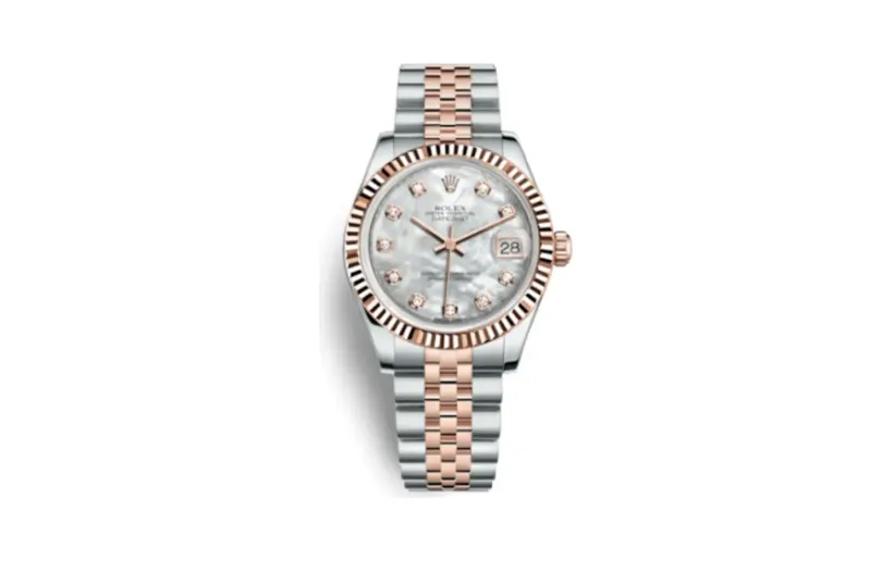 Rolex Datejust 31 Rolesor Everose Fluted / Jubilee / MOP