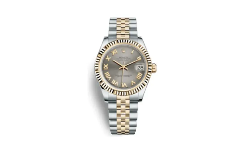 Rolex Datejust 31 Rolesor Yellow Fluted / Jubilee / Steel Roman