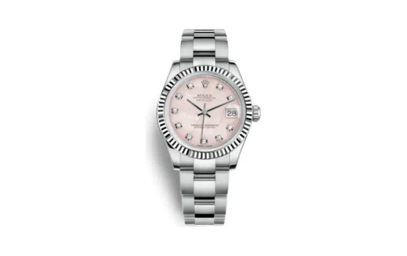Rolex Datejust 31 Stainless Steel Fluted / Oyster / Pink MOP