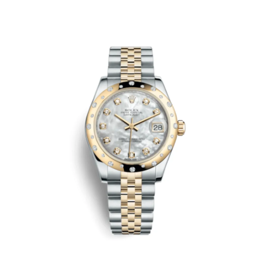 Rolex Datejust 31 Rolesor Yellow Domed Diamond / Jubilee / MOP Diamond