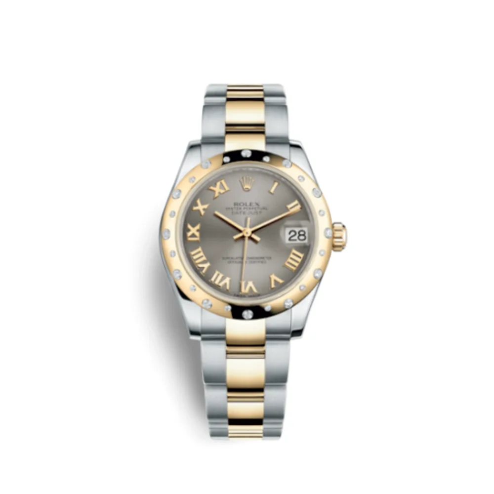 Rolex Datejust 31 Rolesor Yellow Domed Diamond / Oyster / Steel Roman