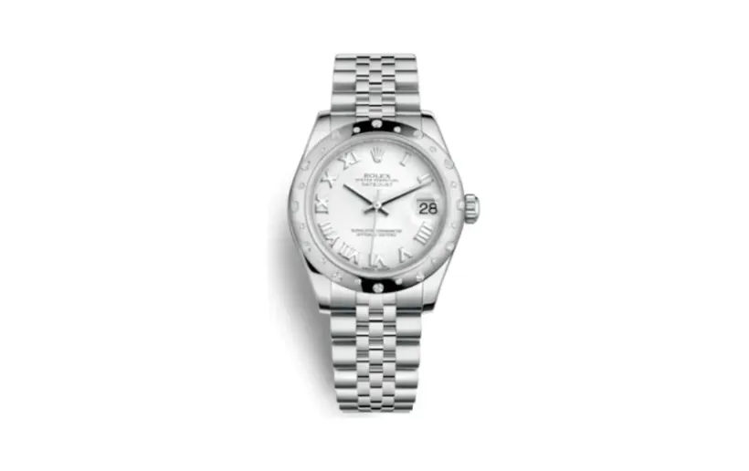 Rolex Datejust 31 Stainless Steel Domed Diamond / Jubilee / White Roman
