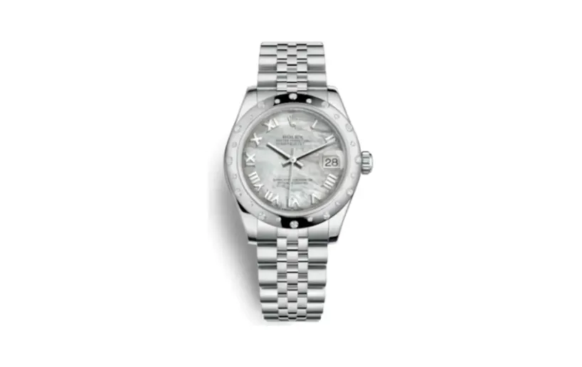 Rolex Datejust 31 Stainless Steel Domed Diamond / Jubilee / MOP - Roman