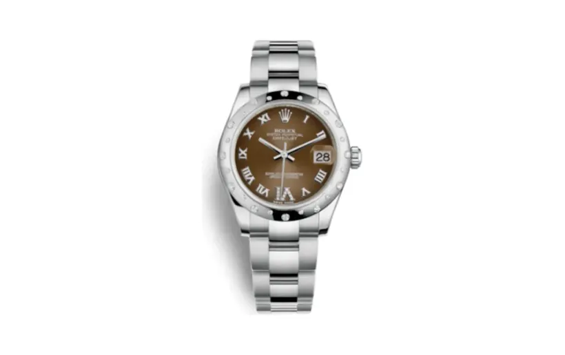 Rolex Datejust 31 Stainless Steel Domed Diamond / Oyster / Bronze - Roman