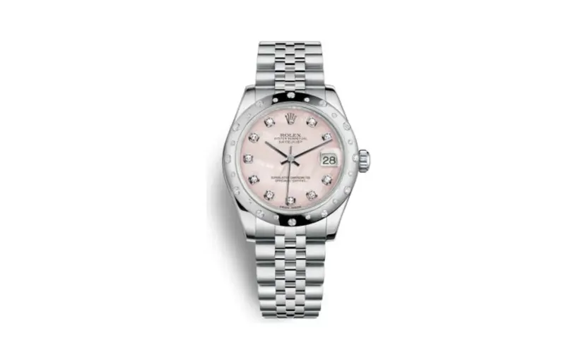Rolex Datejust 31 Stainless Steel Domed Diamond / Jubilee / Pink MOP
