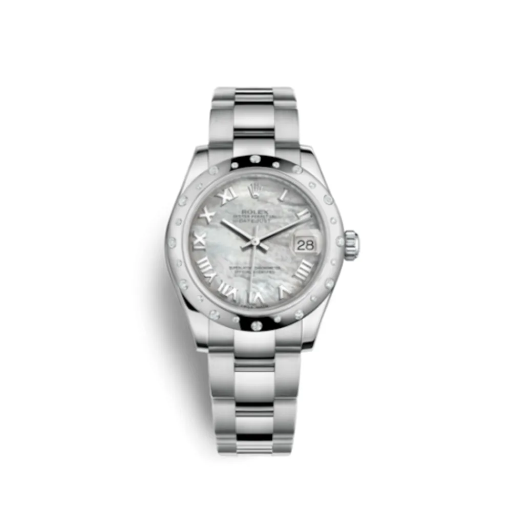 Rolex Datejust 31 Stainless Steel Domed Diamond / Oyster / MOP - Roman