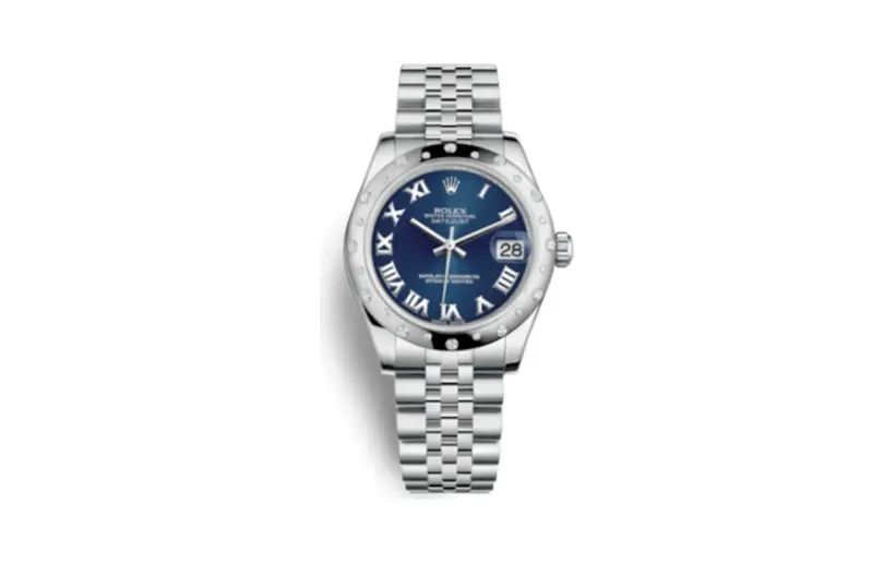 Rolex Datejust 31 Stainless Steel Domed Diamond / Jubilee / Blue - Roman