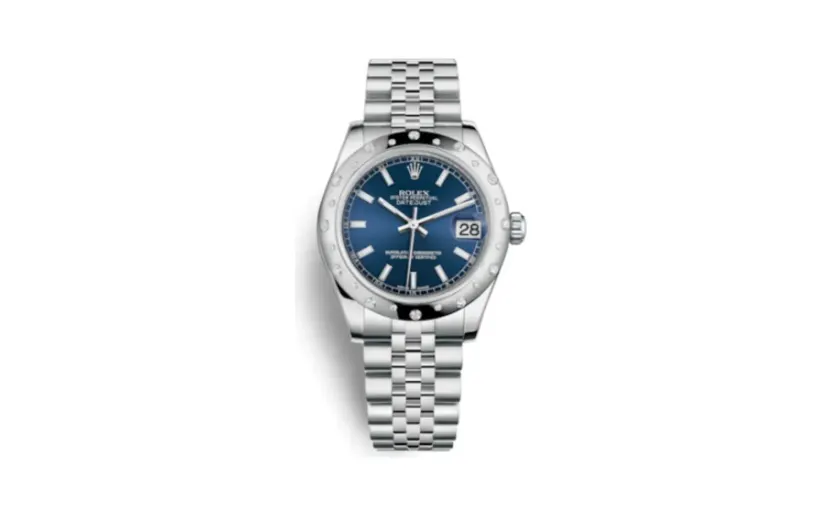 Rolex Datejust 31 Stainless Steel Domed Diamond / Jubilee / Blue