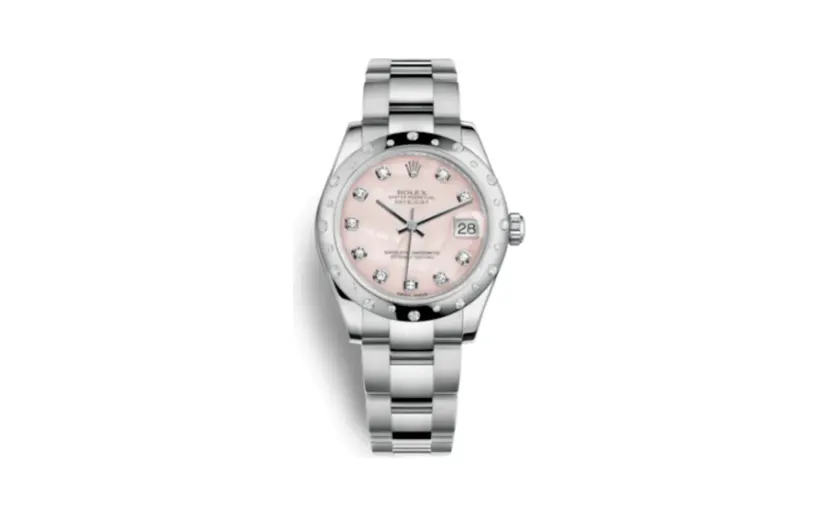 Rolex Datejust 31 Stainless Steel Domed Diamond / Oyster / Pink MOP