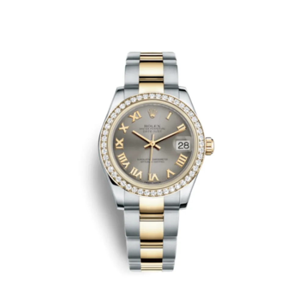 Rolex Datejust 31 Rolesor Yellow Diamond / Oyster / Steel Roman