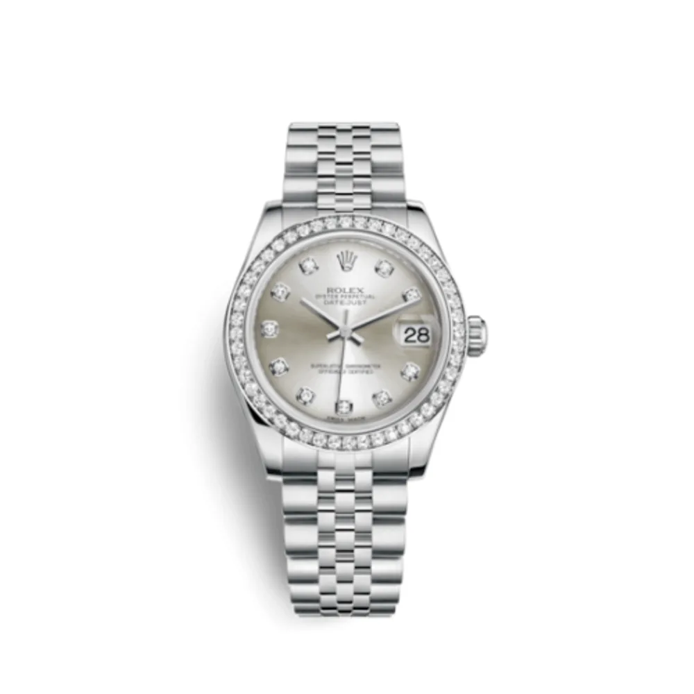 Rolex Datejust 31 Stainless Steel Diamond / Jubilee / Silver - Diamond