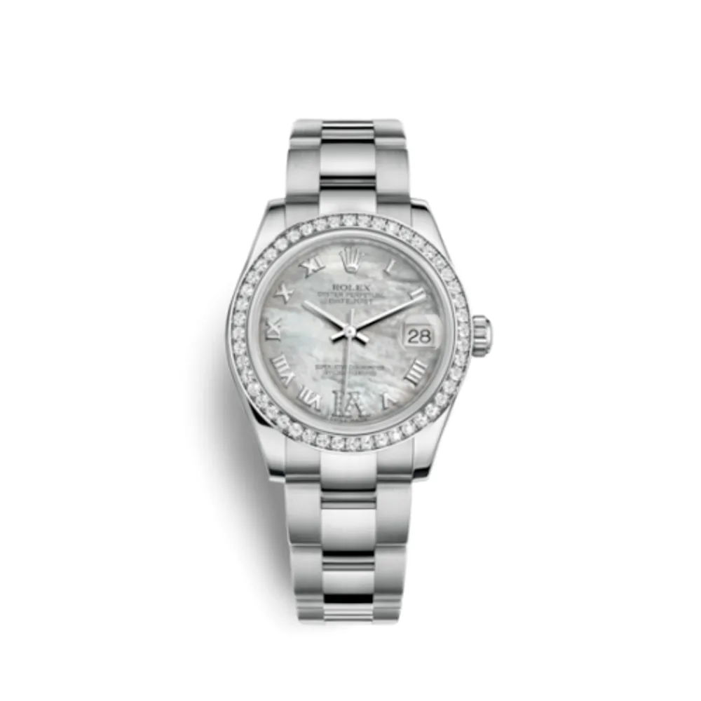 Rolex Datejust 31 Stainless Steel Diamond / Oyster / MOP - Roman