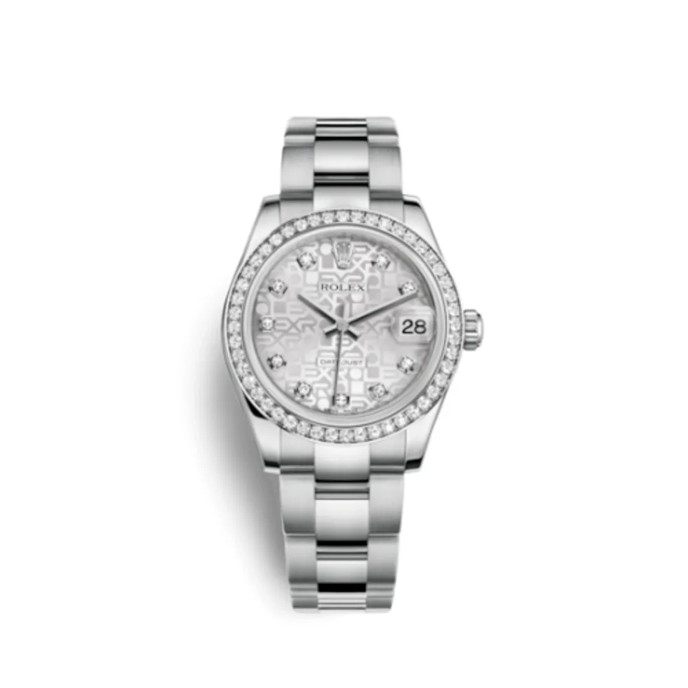 Rolex Datejust 31 Stainless Steel Diamond / Oyster / Silver Computer