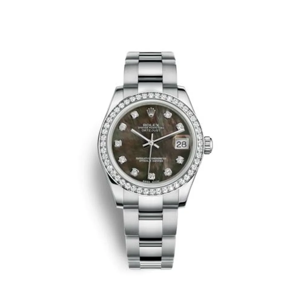 Rolex Datejust 31 Stainless Steel Diamond / Oyster / Black MOP