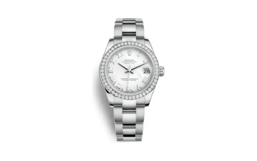 Rolex Datejust 31 Stainless Steel Diamond / Oyster / White - Roman