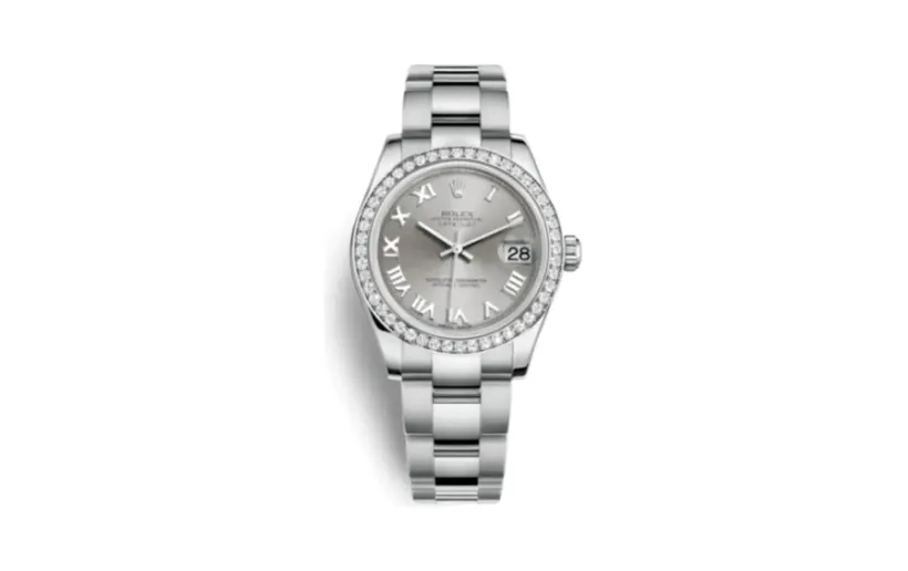Rolex Datejust 31 Stainless Steel Diamond / Oyster / Rhodium - Roman