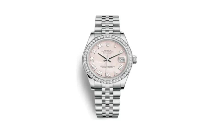 Rolex Datejust 31 Stainless Steel Diamond / Jubilee / Pink MOP - Roman