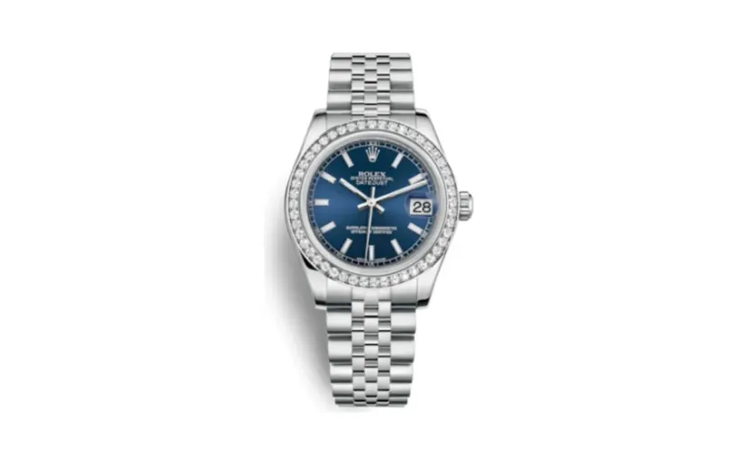 Rolex Datejust 31 Stainless Steel Diamond / Jubilee / Blue