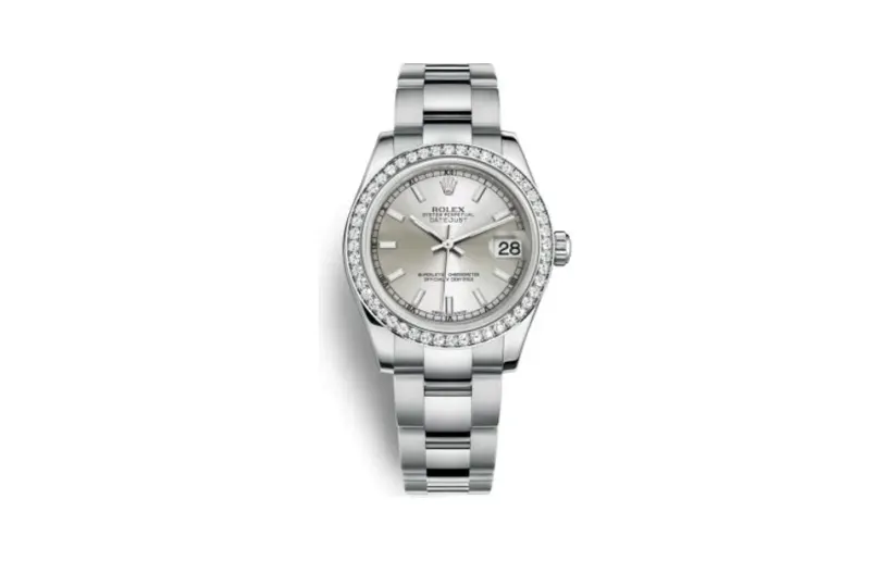 Rolex Datejust 31 Stainless Steel Diamond / Oyster / Silver