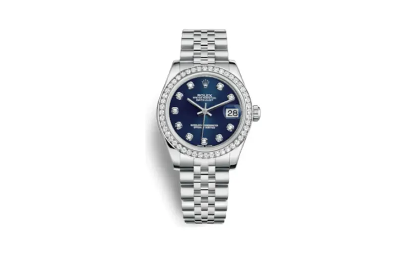 Rolex Datejust 31 Stainless Steel Diamond / Jubilee / Blue - Diamond