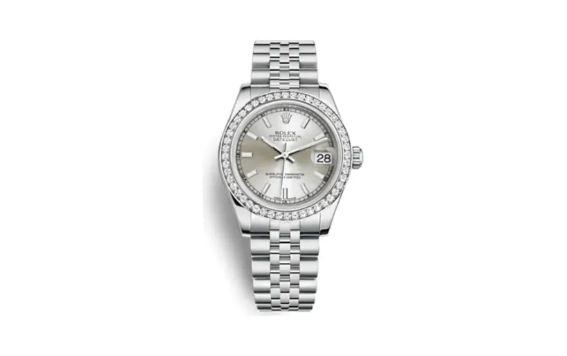 Rolex Datejust 31 Stainless Steel Diamond / Jubilee / Silver