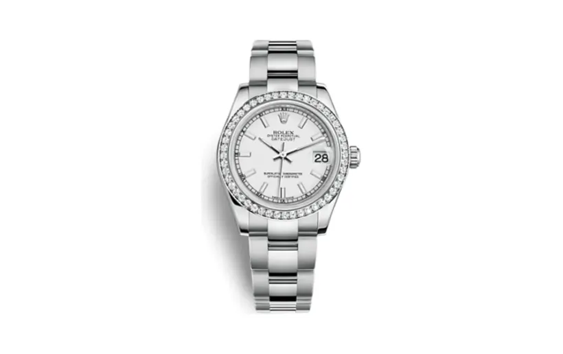 Rolex Datejust 31 Stainless Steel Diamond / Oyster / White