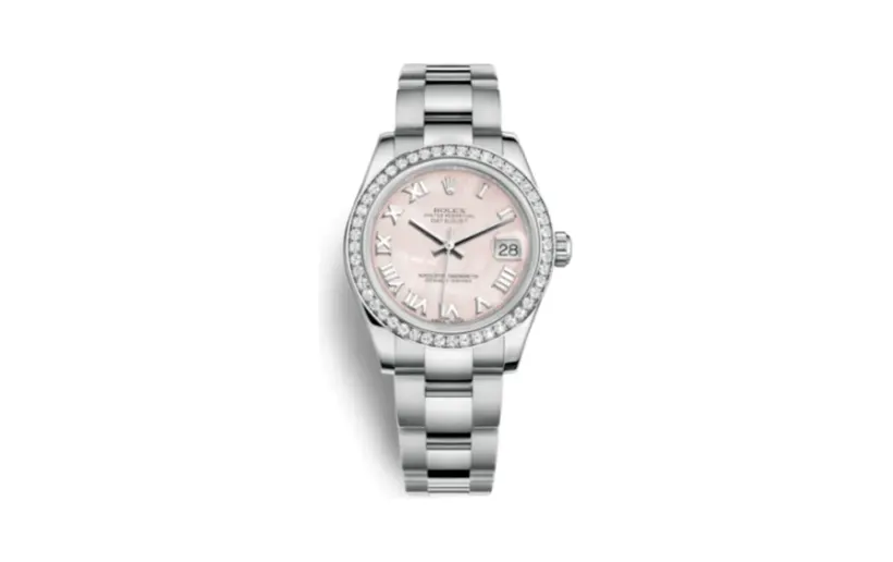 Rolex Datejust 31 Stainless Steel Diamond / Oyster / Pink MOP - Roman