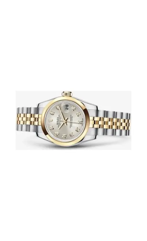 Rolex Lady-Datejust 26 Rolesor Silver Diamond Jubilee