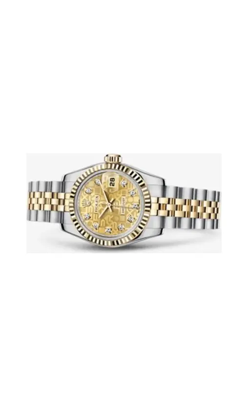 Rolex Lady-Datejust 26 Rolesor Fluted Computer Diamond Jubilee