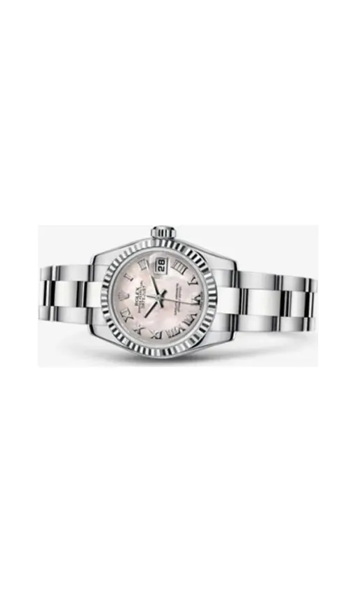 Rolex Lady-Datejust 26 Fluted Pink Mother-Of-Pearl Oyster