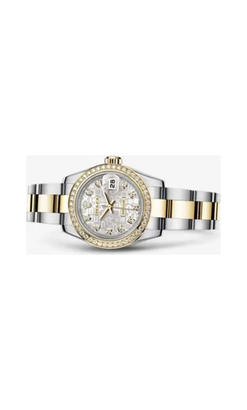Rolex Lady-Datejust 26 Rolesor Diamond Computer Diamond Oyster