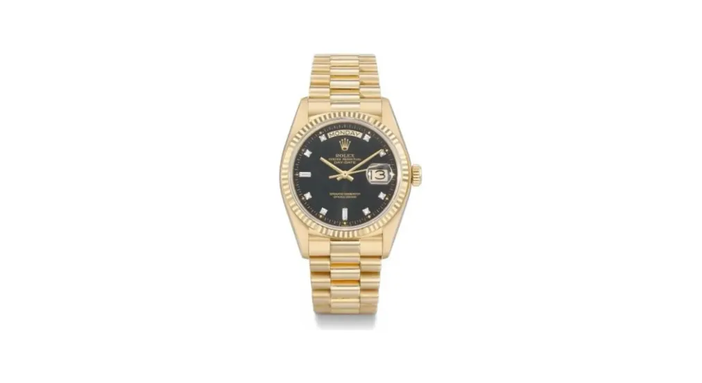 Rolex Day-Date 18038 Black Diamond
