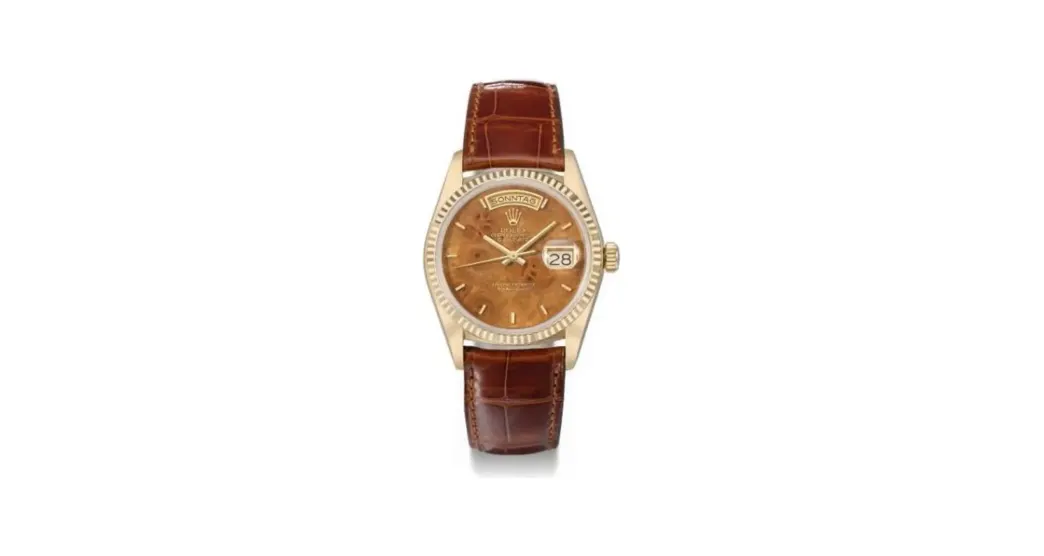Rolex Day-Date 18038 Burr Wood