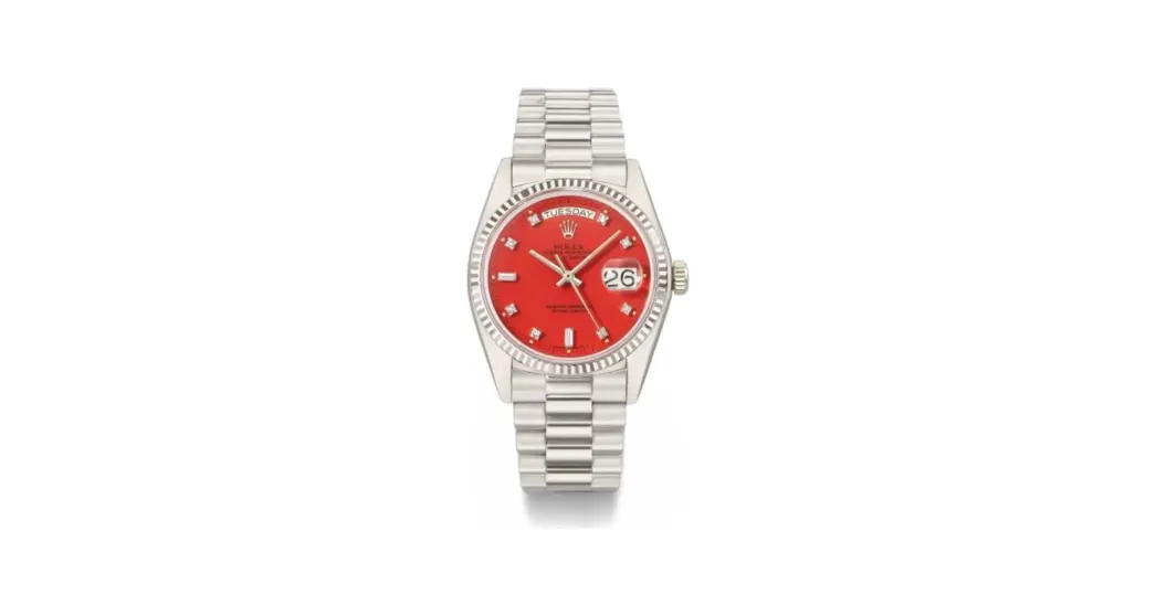 Rolex Day-Date 18039 Stella Red