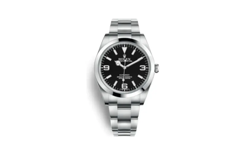 Rolex Explorer 39 Stainless Steel / Black