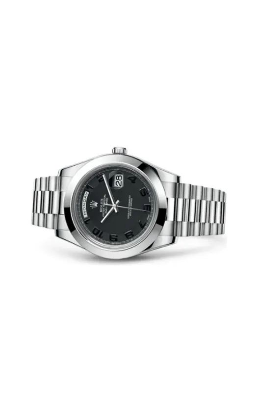 Rolex Day-Date II Platinum Black Arabic