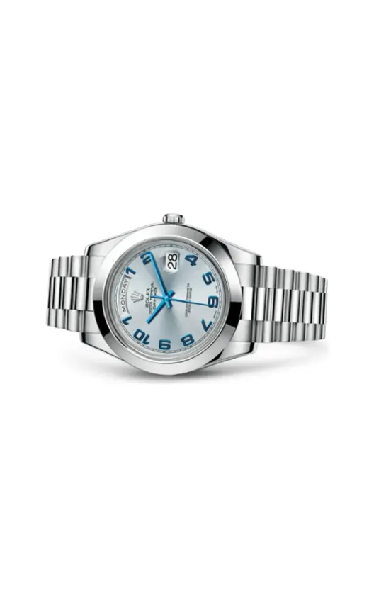 Rolex Day-Date II Platinum Ice Blue Arabic
