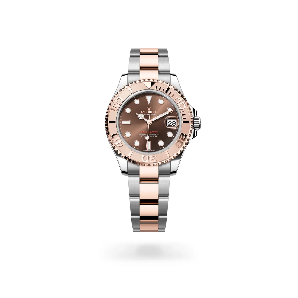 Rolex Oyster Perpetual Yacht-Master 37, Everose Rolesor, Chocolate dial