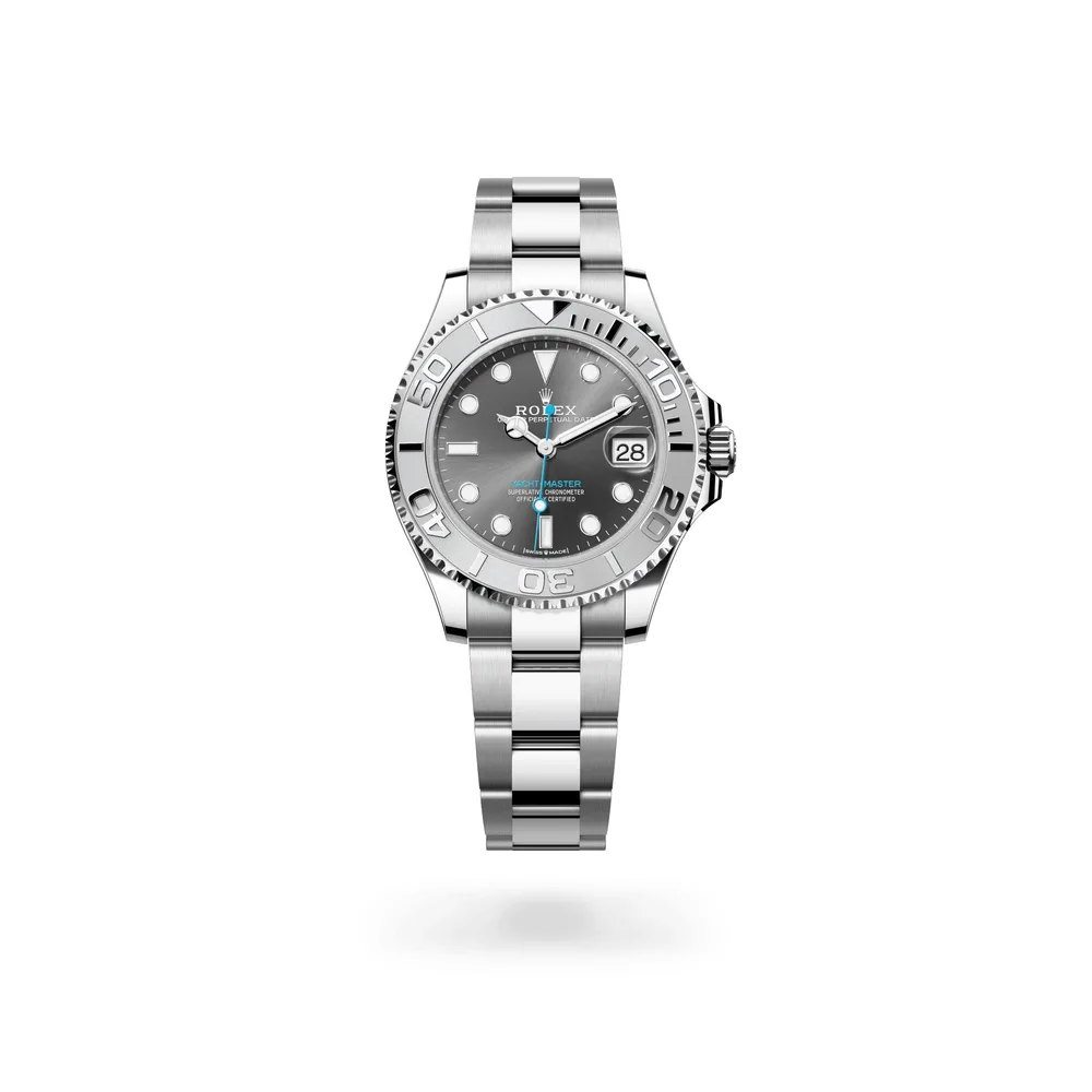 Rolex Oyster Perpetual Yacht-Master 37, Rolesium, Slate dial